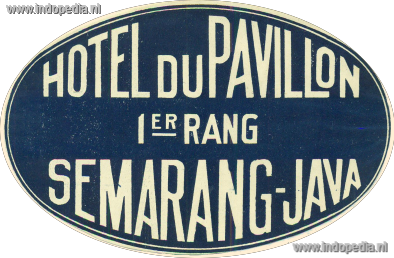 Foto: Semarang - Hotel du Pavillon, biervilt (1910).