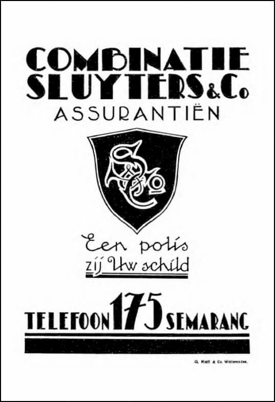 Reclame - Combinatie Sluyters & Co Assurantien